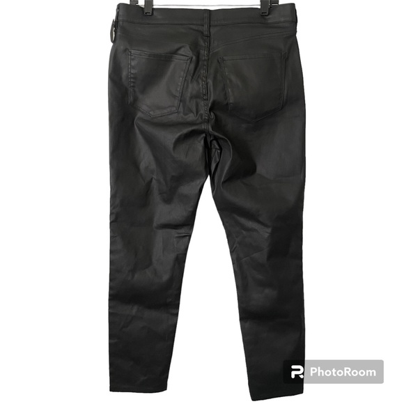 a.n.a Women’s Black Faux Leather High Rise Skinny Pants, Size 12, NWT! - Picture 3 of 7